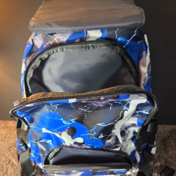 Blue Camouflage Backpack Large Compartment Elementary/Middle School NWOT - Picture 8 of 8
